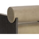 Coburn Dark Brown / Sahara Sand Leather Lounge Chair